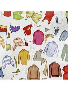 Complete Clothing Identification Game Set With Apparel Illustration Cards And Style Matching Mechanics - Multicolor - View 5