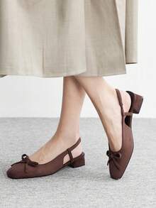 CUCCOO BIZCHIC Giày bệt nữ Gold Basis đa năng, thích hợp cho việc đi lại trong dịp Giáng sinh. - Màu nâu  Mocha - Xem 6