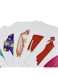 Complete Clothing Identification Game Set With Apparel Illustration Cards And Style Matching Mechanics - Multicolor - View 7