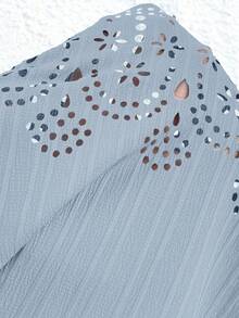 SHEIN Clasi 女士衬衫 - 藍色 - 查看 6