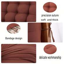 1 Piece High-Backed Chair Cushion, Soft Sun Lounger Chairs Cushions For Garden, Patio, Upholstery, Outdoor - Multicolor - View 3