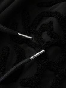 ROMWE MEN Men's Drawstring Waist Pockets Wide Leg Loose Casual Shorts - Multicolor - View 4