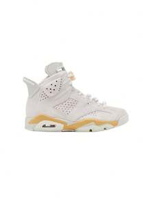 Nike Air Jordan 6 Retro "Pearl" - Pure Platinum/Glacier Blue/Metallic Gold - View 1