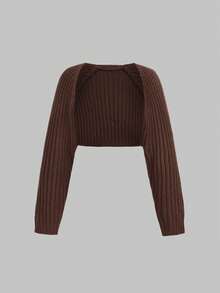 SHEIN PETITE 2件装 女士休闲日常通勤简约纯色轻薄无袖开衫 - 彩色 - 查看 6