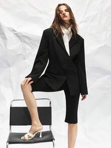 Mnmlis Beige New Woven Breathable Hollow Out Pointed Toe Fashionable Women High Heel Sandals - Beige - View 5