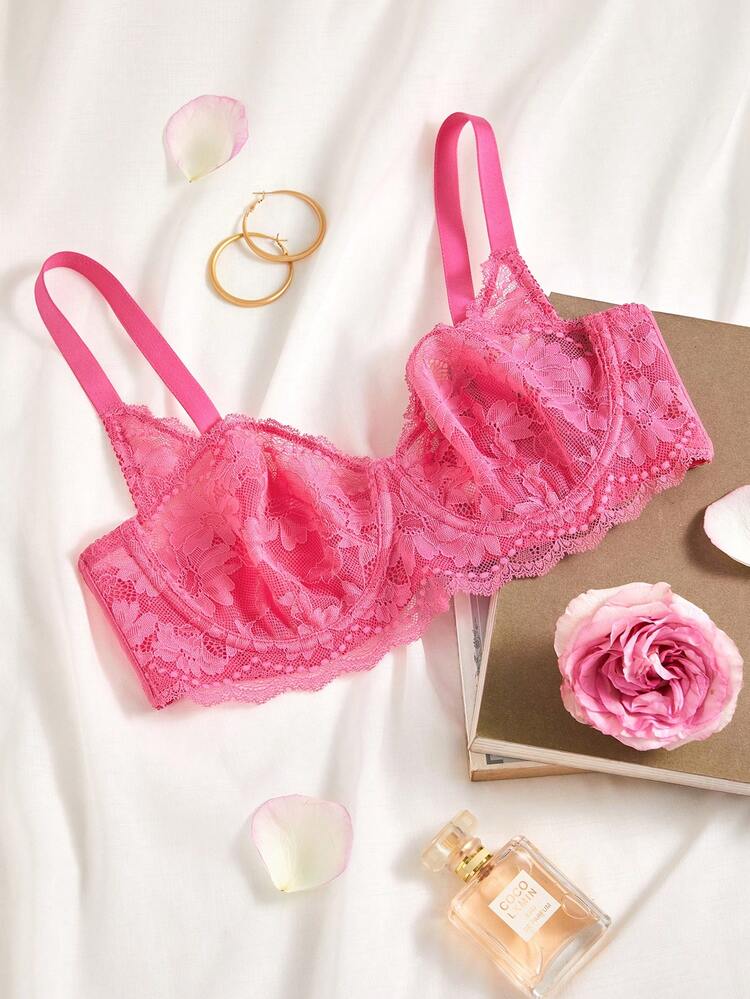 Lace Unlined Balconette Bra