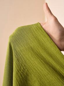 Zivah 2026春夏新款波西米亚风度假沙滩休闲通勤商务弹力腰抽绳口袋竹纤维阔腿连体裤，橄榄绿 - 橄欖綠 - 查看 9