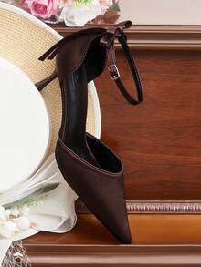 CUCCOO HITCHD 女士高跟鞋 - 咖啡棕 - 查看 7