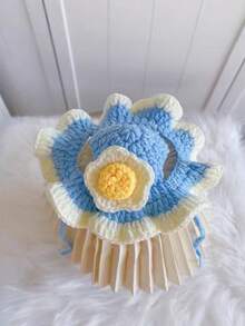 2 chiếc mũ đội đầu cho thú cưng, mũ len cho mèo và chó, phụ kiện cosplay, mũ đội đầu, trang phục biến hình vui nhộn - Nhiều màu - Xem 7