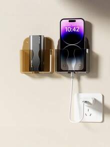 Grande capacité 2 en 1 station de charge organisateur sans fil support de chargeur pour téléphone, télécommande, sans perçage, compatible Android, plusieurs couleurs, cadeau d'anniversaire pour la famille, les amis, organisation de bureau à domicile - Multicolore - Voir 6