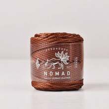 1 pieza 130g Cuerda de cuero sintético de poliéster y algodón de 2MM, hilo de tejido con hecho a mano de 50m, para decoración de pulseras, collares y cuentas de forma cultural y lúdica - Multicolor - Ver 14