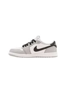 Nike Air Jordan 1 Low OG - Wolf Grey and White - View 5