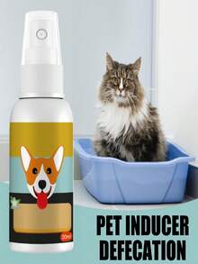 1PC/2Pcs,30ml Pet Potty Training Spray Effective Toilet Training Aid For Dogs Cats, Indoor Outdoor Urine Positioning Guide Spray - Multicolor - View 1