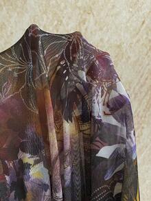 Soleia Summer Outfits Vacation Outfits Women Spring Dress Women Carnival Women Vacation Dress  Women's Printed Minimalist Daily Wear V-Neck Long Sleeve Mini Dress Carnival Women - Multicolor - View 7