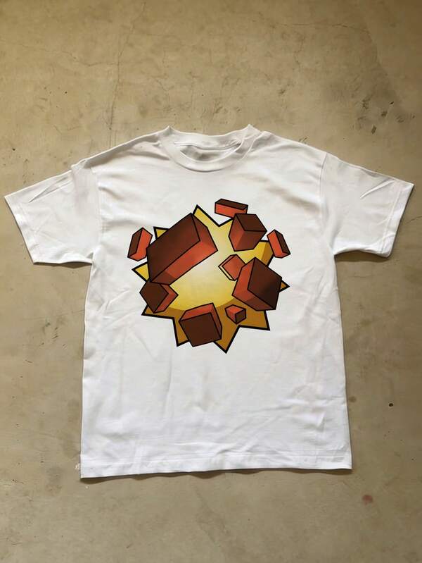 Glimmora Women's Fitted Short Sleeve T-Shirt With White Ink Print