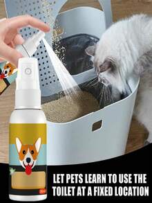 1PC/2Pcs,30ml Pet Potty Training Spray Effective Toilet Training Aid For Dogs Cats, Indoor Outdoor Urine Positioning Guide Spray - Multicolor - View 6