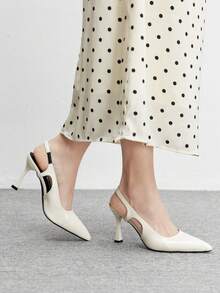 CUCCOO BIZCHIC Tacones para mujer - Beis - Ver 5