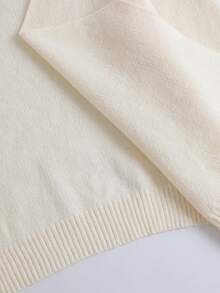 Franclia 2pcs/Set Women Casual Loose Fashion Elegant Commuting High-Quality Knitted Sweater Set, Autumn/Winter