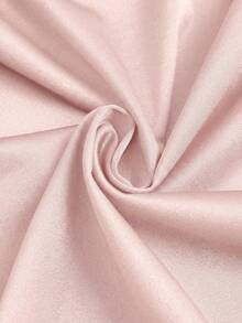 Sweetra Áo tank top đơn giản, thanh lịch, cổ yếm, có dây đeo chéo phía sau bằng thun co giãn, có thể điều chỉnh. - Màu Hồng baby - Xem 3