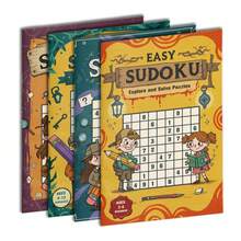 Sudoku Puzzle Book - A Fascinating And Challenging Mental Game With Multi-Level Difficulty, Which Helps To Train Concentration And Develop Logical Thinking Ability. It Is Also A Gift. - Sudoku - View 2