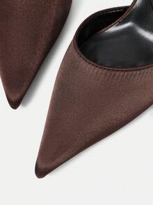 CUCCOO HITCHD 女士高跟鞋 - 咖啡棕 - 查看 6