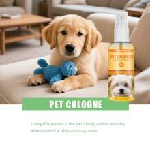 1pc/2pcs Parfum Hewan Peliharaan Bebas Alkohol, Kualitas Ekspor, Kemasan Bahasa Inggris, Cologne Hewan Peliharaan, Semprotan Penghilang Bau Universal untuk Kucing dan Anjing. - 50ml - View 3