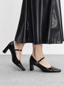 CUCCOO BIZCHIC Women's High-Heeled Shoes Valentine's Day - Black - View 6