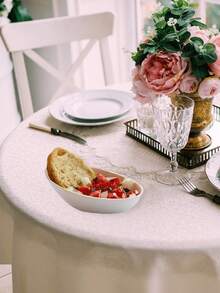 5-100pcs Egg Shaped Mini Appetizer Plates, Reusable Sugarcane Slag Egg Shaped Seasoning Bowls, 3 Inches, Cake/Salad/Dip Tasting Plates, For Weddings, Parties, Birthday Parties, Outdoor Camping, BBQ - Multicolor - View 3