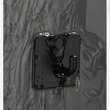 1/3/6 件套自粘挂钩墙贴，可挂外套、钥匙、毛巾、包包、帽子等，家居饰品收纳 - 方底小丁鉤 - 查看 6