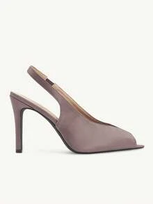 CUCCOO CHICEST 女士尖头高跟凉鞋，时尚日常穿着 - 藕粉色 - 查看 7