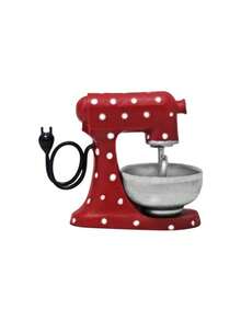 1 chiếc máy trộn mini bằng nhựa chấm bi đỏ trắng, đồ trang trí nhà cửa phong cách retro, phụ kiện trang trí nhà cửa cho tiệc tùng, lễ hội, quà tặng tuyệt vời nhất, mini, trang trí nhà/phòng ngủ/đám cưới/văn phòng/phòng khách, tranh treo tường, trang trí nhà cửa phòng khách - Nhiều màu - Xem 5