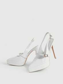 CUCCOO LuxiPop Women's High Heels - White - View 10