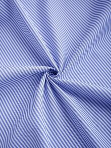 Core Aspect Áo sơ mi dài tay nam dáng casual công sở, họa tiết kẻ sọc, thích hợp cho mùa xuân/thu. - Màu xanh lam - Xem 7