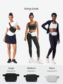 GLOWMODE Tiny Titan Nano Belt Bag Daily Casual - Elegant gray - View 2