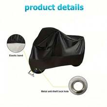 1 buah Sarung Motor Kain Taffeta Silver 190T, Sarung Pelindung Luar Ruangan Anti Debu Cocok untuk Sepeda Motor & Sepeda - 1 PC - View 8
