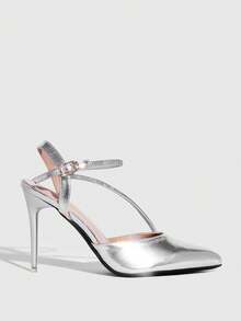CUCCOO SZL Tacones para mujer - Plata 20 - Ver 7