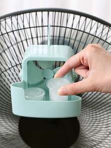 Ventilador portátil con clip y tecnología de enfriamiento por niebla de hielo, adecuado para uso en el hogar, la oficina y al aire libre - un ventilador de enfriamiento personal ligero y compacto que proporciona un flujo de aire refrescante para aliviar el calor del verano. - Multicolor - Ver 7