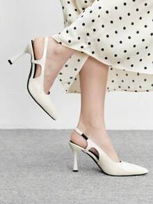 CUCCOO BIZCHIC Tacones para mujer - Beis - Ver 3