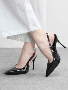 CUCCOO BIZCHIC Women's Black Bow-Trimmed Heel Strap Heels Are Perfect For Spring, Spring Break, Easter And Christmas. - Royal Blue - View 3