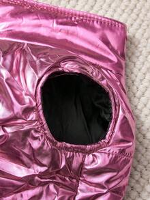 PETSIN Wear Splash Proof Vest And Give Your Beloved Pet A Warm 'little Padded Coat'. Keep The Cold At Bay And Keep Warm. Available In Multiple Colors - bright pink. - View 11
