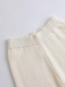 Franclia 2pcs/Set Women Casual Loose Fashion Elegant Commuting High-Quality Knitted Sweater Set, Autumn/Winter