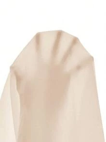 Reflora Blusa minimalista de talla grande con cuello en muesca, mangas con volantes y estampado de corazón para el Día de San Valentín - Albaricoque - Ver 10