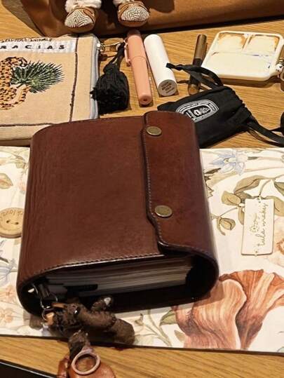 1 set M5 trefaldigt lösbladigt anteckningsblock, nischlogg, stansblock, schema, anteckningsblock, skolmaterial, skolstart, skolgrejer