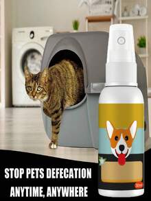 1PC/2Pcs,30ml Pet Potty Training Spray Effective Toilet Training Aid For Dogs Cats, Indoor Outdoor Urine Positioning Guide Spray - Multicolor - View 5