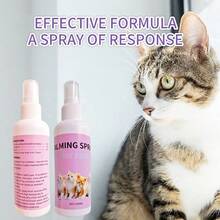 1瓶/2瓶装猫咪舒缓喷雾 信息素猫咪减压喷雾 - 彩色 - 查看 5