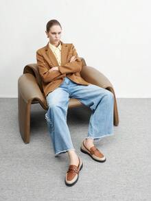 CUCCOO BIZCHIC Giày bệt nữ - màu nâu - Xem 5
