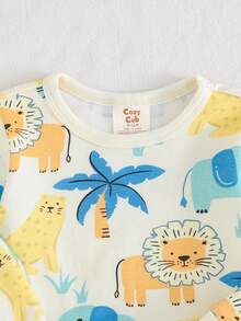 Cozy Pixies Baby Boys Pajamas Snug Fit Summer Baby Pajamas Baby Pajamas Baby Pjs Bamboo Baby Pj Set - Multicolor - View 5