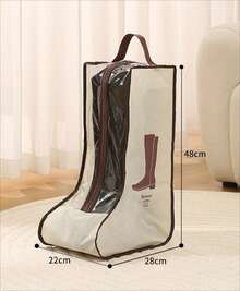 1pc Horse Boot Special Bag Equestrian Supplies Special Boot Bag Equestrian Bag Equestrian Boot Storage Bag - Black - View 2