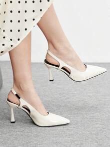 CUCCOO BIZCHIC Tacones para mujer - Beis - Ver 1