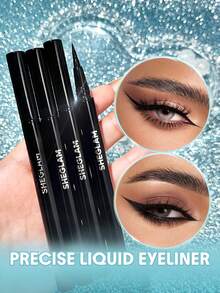 SHEGLAM Delineador De Ojos LíQuido Resistente Al Agua Pro Precision-LáPiz Delineador De Ojos Mate Negro De Larga DuracióN Delineador De Ojos Ultra De Alta PigmentacióN Resistente Al Sudor No Se Mancha Maquillaje De Ojos Navidad Delineador De Ojos De Invierno Henna Marca Belleza Maquillaje Maquullaje CosméTica Para Mujeres NiñAs Perfecto Para Invierno Ideal Para Y2K Elegante Moda Adecuado Para CumpleañOs Regalo Fiesta Listo Mejor Color